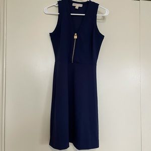 MICHAEL Michael Kors Navy Tank Skater Dress XS